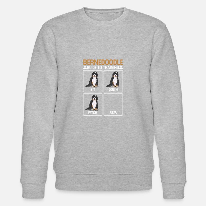 Chien Bernedoodle - Sweat bio CHANGER Stanley/Stella Unisexe - gris chiné