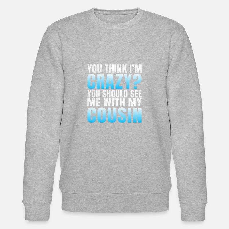 Cadeaux Cousin - Sweat bio CHANGER Stanley/Stella Unisexe - gris chiné