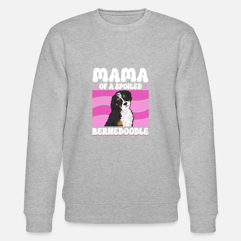 Chien Bernedoodle - Sweat bio CHANGER Stanley/Stella Unisexe - gris chiné