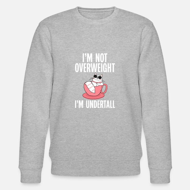 Funny Fat Gifts - Stanley/Stella Unisex Bio-Sweatshirt CHANGER  - Grau meliert