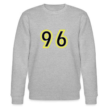 96 Nombre Collège - Sweat bio CHANGER Stanley/Stella Unisexe - gris chiné - Devant - Nik (191cm) & Marisol (170cm)
