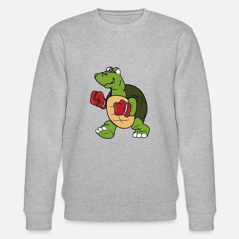 Schildkröte - Stanley/Stella Unisex Bio-Sweatshirt CHANGER  - Grau meliert