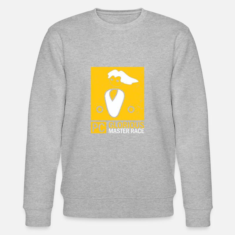 Glorious PC Master Race - Stanley/Stella CHANGER Unisex Organic Sweatshirt - heather grey