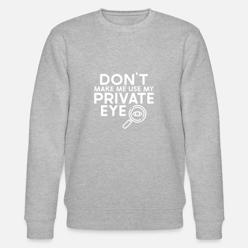 Spurensicherung - Kripo Polizei Kriminaltechnik - Stanley/Stella Unisex Bio-Sweatshirt CHANGER  - Grau meliert