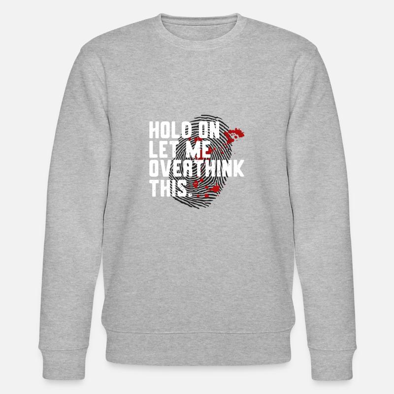 Spurensicherung - Kripo Polizei Kriminaltechnik - Stanley/Stella Unisex Bio-Sweatshirt CHANGER  - Grau meliert