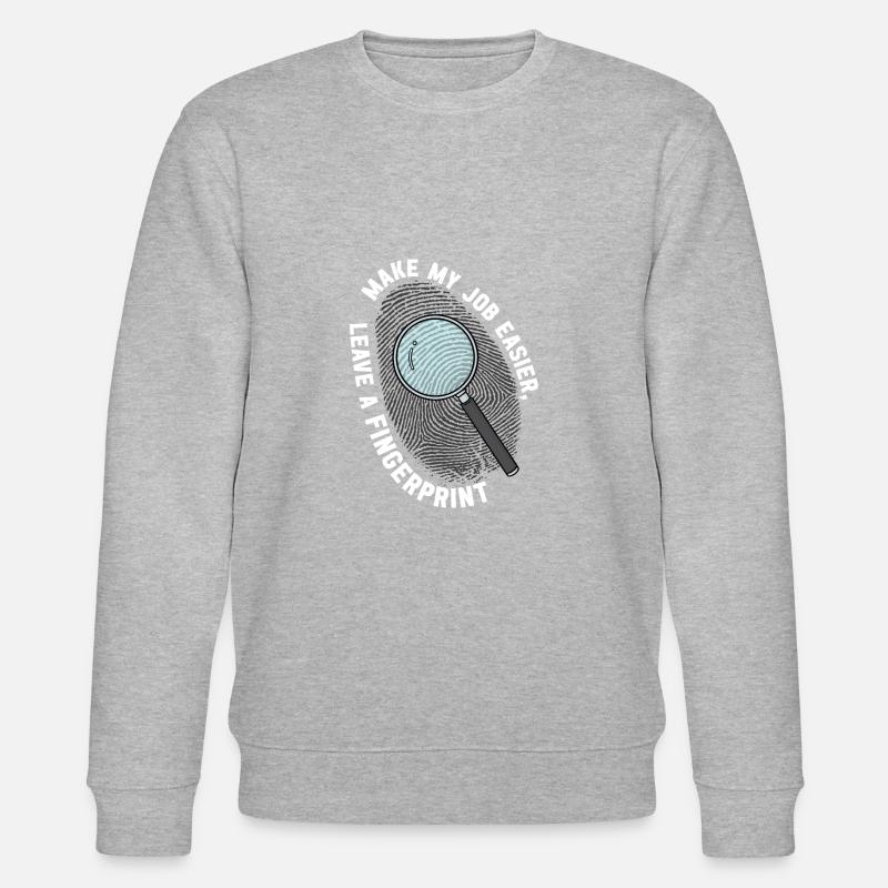 Spurensicherung - Kripo Polizei Kriminaltechnik - Stanley/Stella Unisex Bio-Sweatshirt CHANGER - Grau meliert