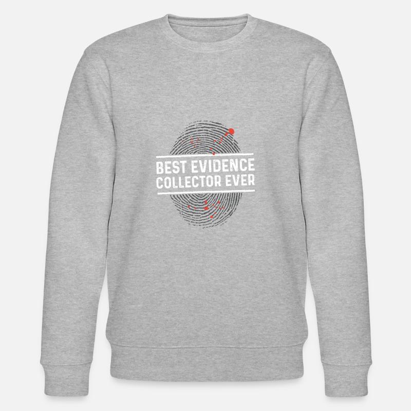 Spurensicherung - Kripo Polizei Kriminaltechnik - Stanley/Stella Unisex Bio-Sweatshirt CHANGER  - Grau meliert