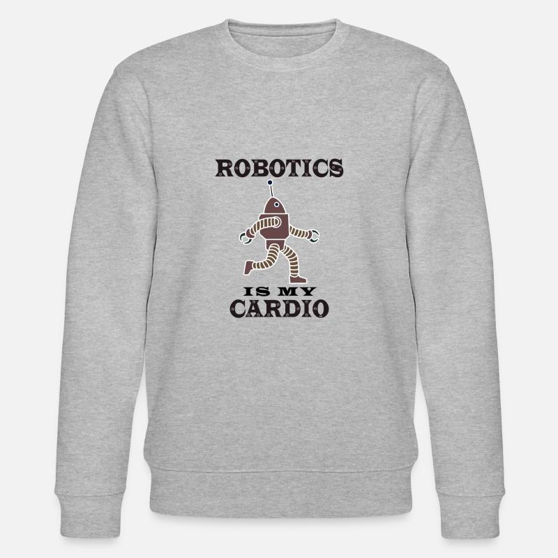 Mechaniker, Roboter, Robotik, Technik - Stanley/Stella Unisex Bio-Sweatshirt CHANGER  - Grau meliert