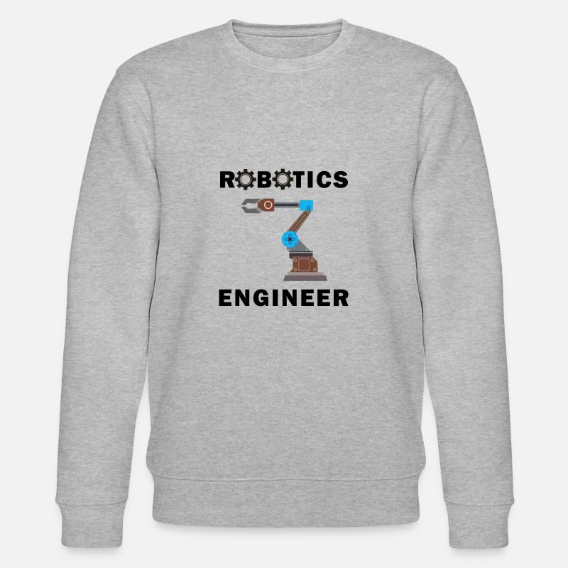 Robotic Engineering Mechanic Engineer Electronic - Stanley/Stella CHANGER Unisex Organic Sweatshirt - heather grey