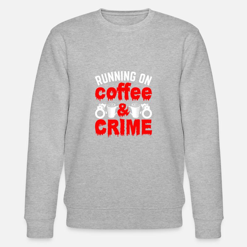 Spurensicherung - Kripo Polizei Kriminaltechnik - Stanley/Stella Unisex Bio-Sweatshirt CHANGER  - Grau meliert
