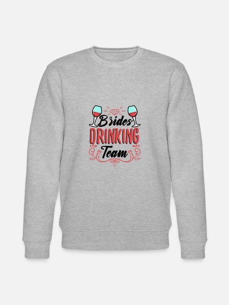 Brides Drinking Team - Stanley/Stella CHANGER Unisex Organic Sweatshirt - heather grey
