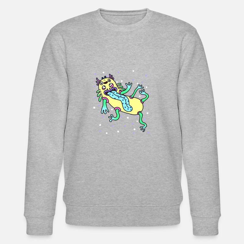 AlienBazilla - Stanley/Stella Unisex Bio-Sweatshirt CHANGER  - Grau meliert