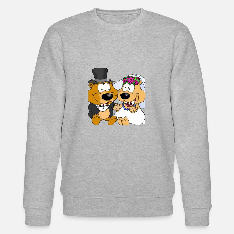 Mariage d’animaux - Sweat bio CHANGER Stanley/Stella Unisexe - gris chiné