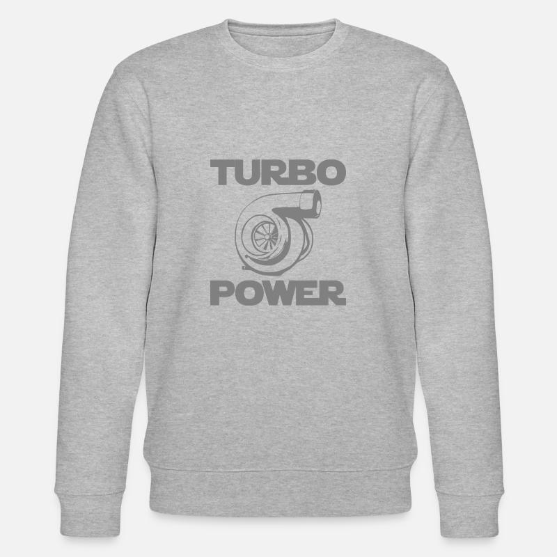 Turbo Power - Tuning - Stanley/Stella Unisex Bio-Sweatshirt CHANGER  - Grau meliert