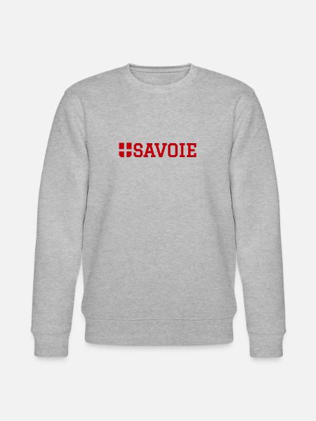 Savoy flag - Stanley/Stella CHANGER Unisex Organic Sweatshirt - heather grey