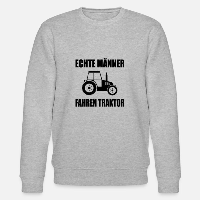 Traktor - Stanley/Stella Unisex Bio-Sweatshirt CHANGER  - Grau meliert