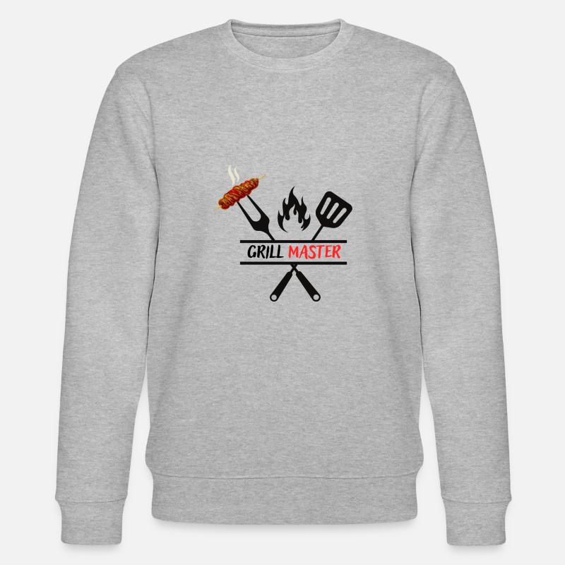 Grill Master - Stanley/Stella Unisex Bio-Sweatshirt CHANGER  - Grau meliert