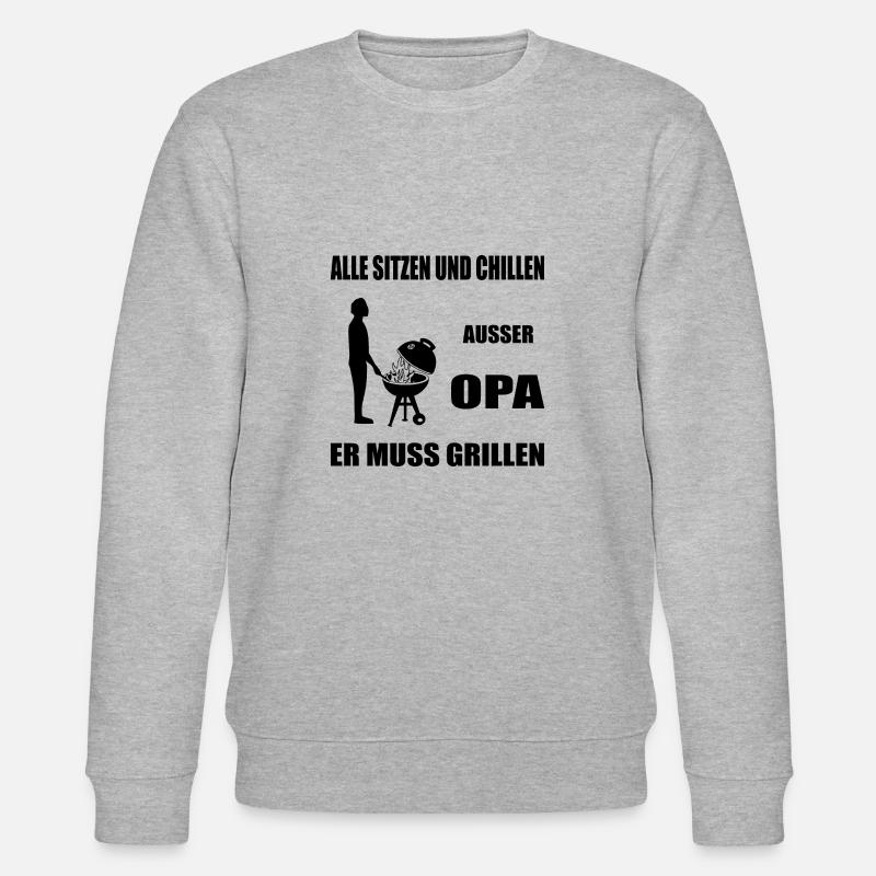 Opa - Stanley/Stella Unisex Bio-Sweatshirt CHANGER  - Grau meliert