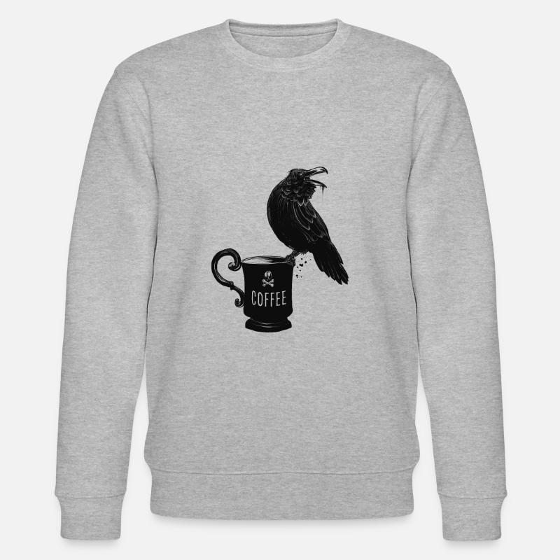 Kaffee Rabe - Stanley/Stella Unisex Bio-Sweatshirt CHANGER  - Grau meliert