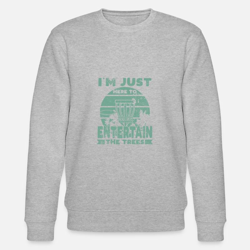 Disc Golf Spruch - Stanley/Stella Unisex Bio-Sweatshirt CHANGER  - Grau meliert