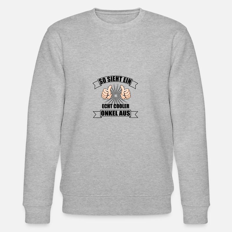 Onkel - Stanley/Stella Unisex Bio-Sweatshirt CHANGER  - Grau meliert