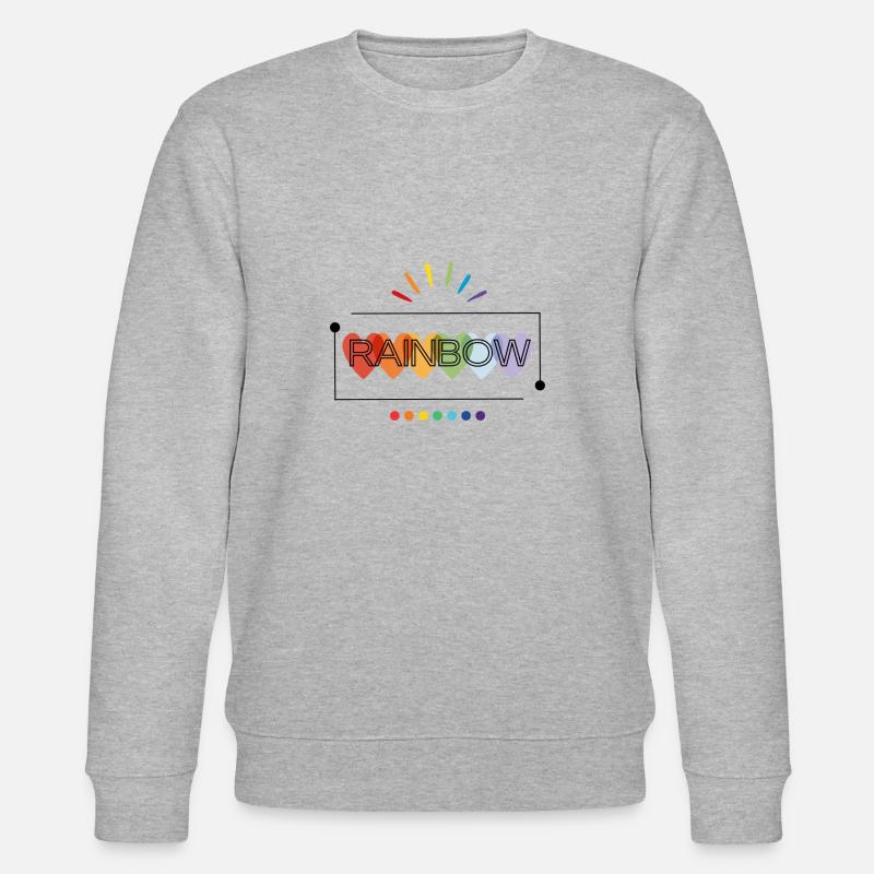 Rainbow so nice - Stanley/Stella Unisex Bio-Sweatshirt CHANGER  - Grau meliert
