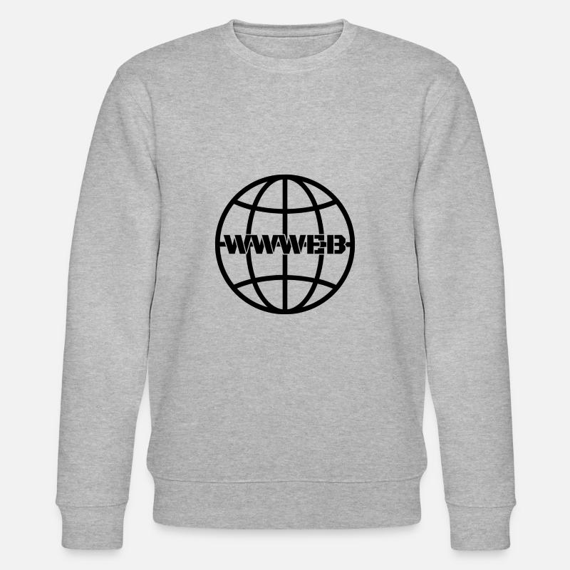 WWWeb (noir) - Sweat bio CHANGER Stanley/Stella Unisexe - gris chiné