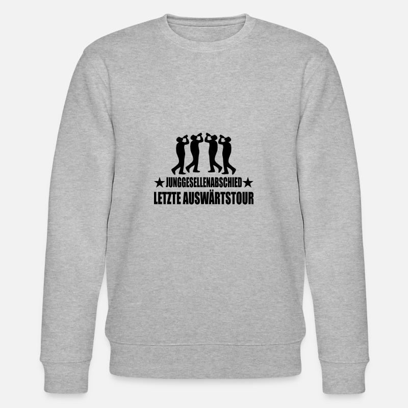 Junggesellenabschied - Stanley/Stella Unisex Bio-Sweatshirt CHANGER  - Grau meliert