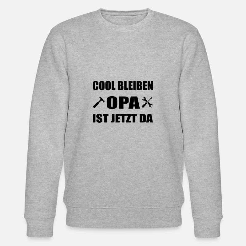 Opa - Stanley/Stella Unisex Bio-Sweatshirt CHANGER  - Grau meliert