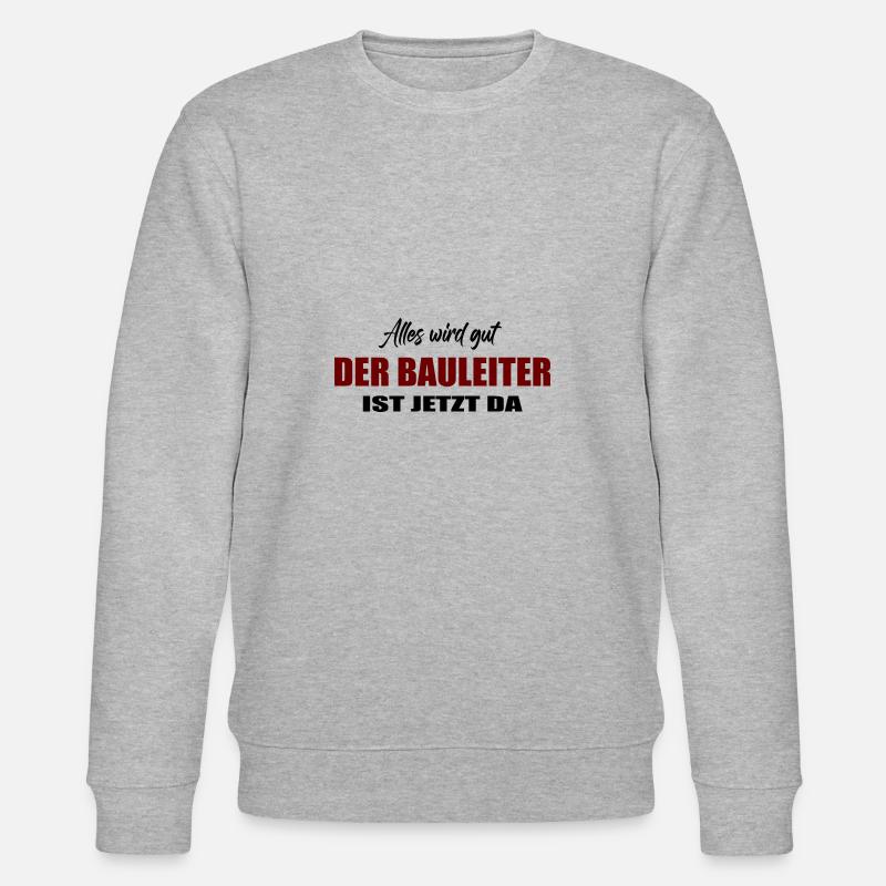 Bauleiter - Stanley/Stella Unisex Bio-Sweatshirt CHANGER  - Grau meliert