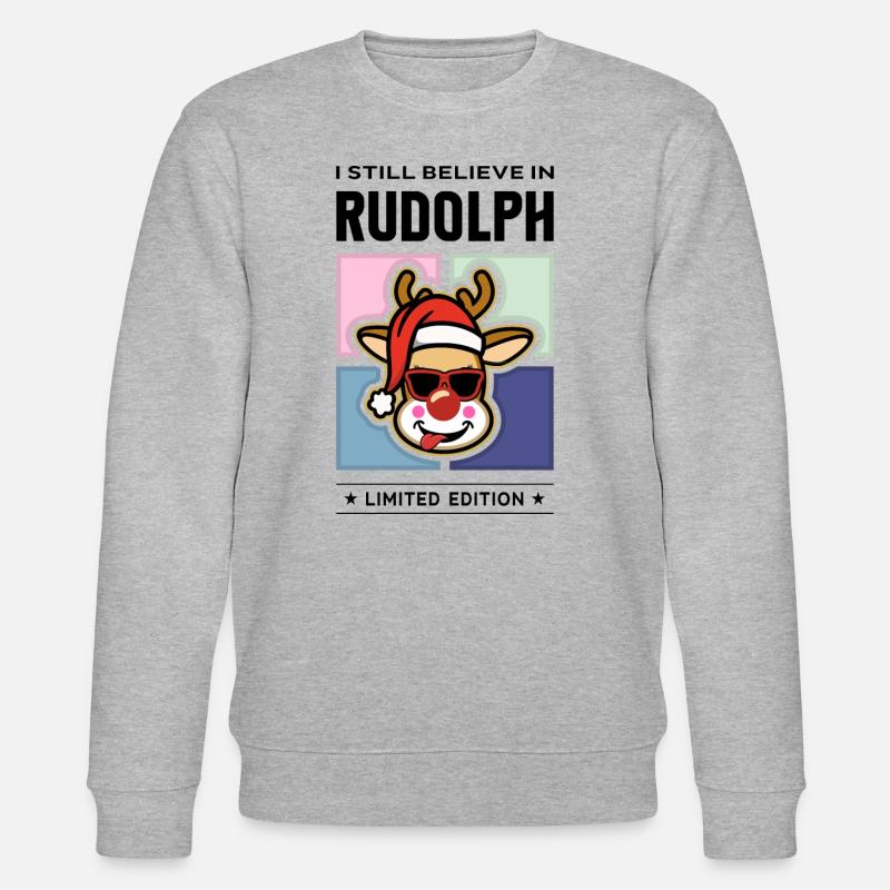 Rudolph - Sweat bio CHANGER Stanley/Stella Unisexe - gris chiné
