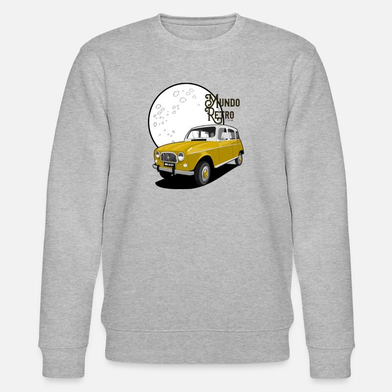 Retro Welt - Stanley/Stella Unisex Bio-Sweatshirt CHANGER  - Grau meliert