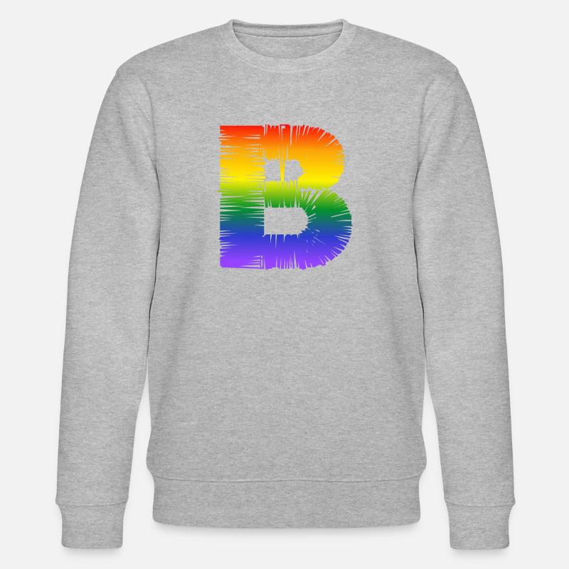 rainbow B - Stanley/Stella Unisex Bio-Sweatshirt CHANGER  - Grau meliert