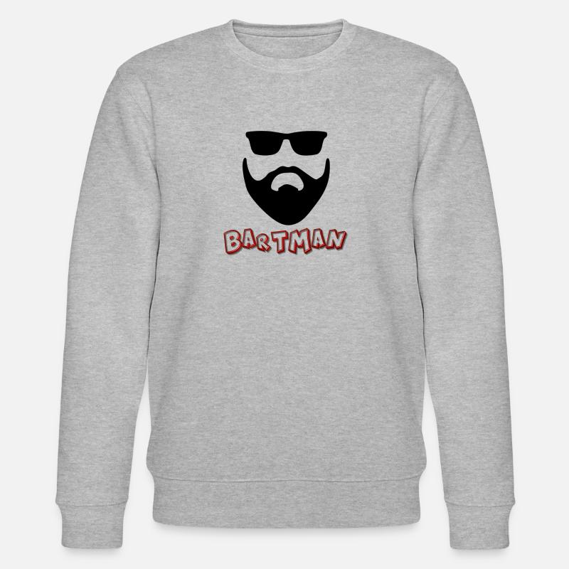 Bartman - Sweat bio CHANGER Stanley/Stella Unisexe - gris chiné