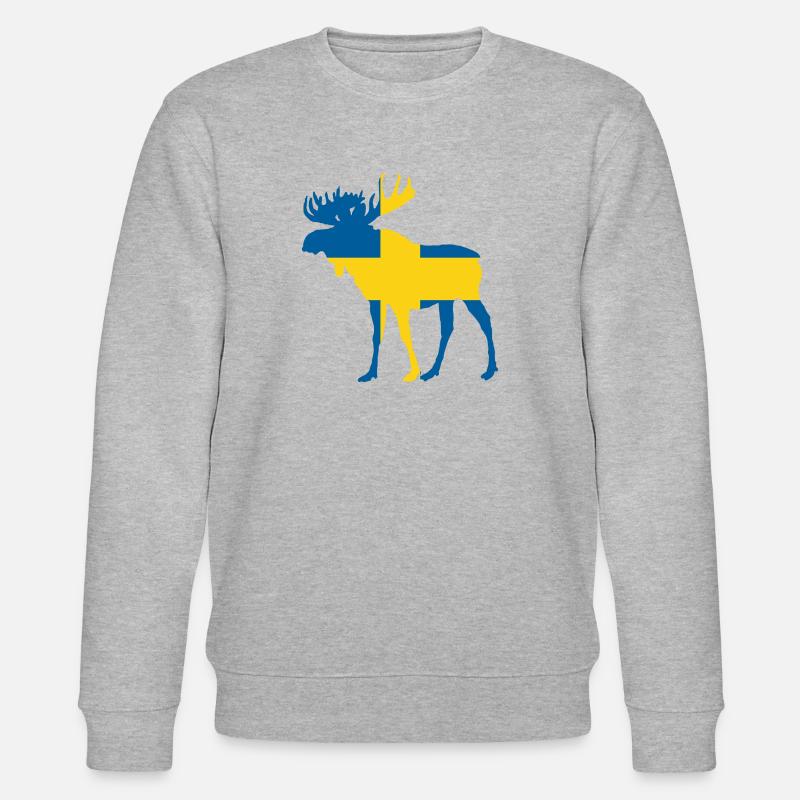 Moose Suède - Sweat bio CHANGER Stanley/Stella Unisexe - gris chiné