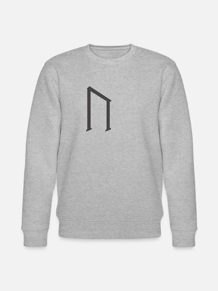 Wikinger Runen Uruz - Stanley/Stella Unisex Bio-Sweatshirt CHANGER  - Grau meliert