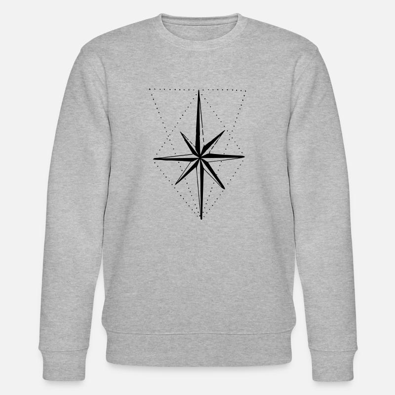 Kompass - Stanley/Stella Unisex Bio-Sweatshirt CHANGER  - Grau meliert