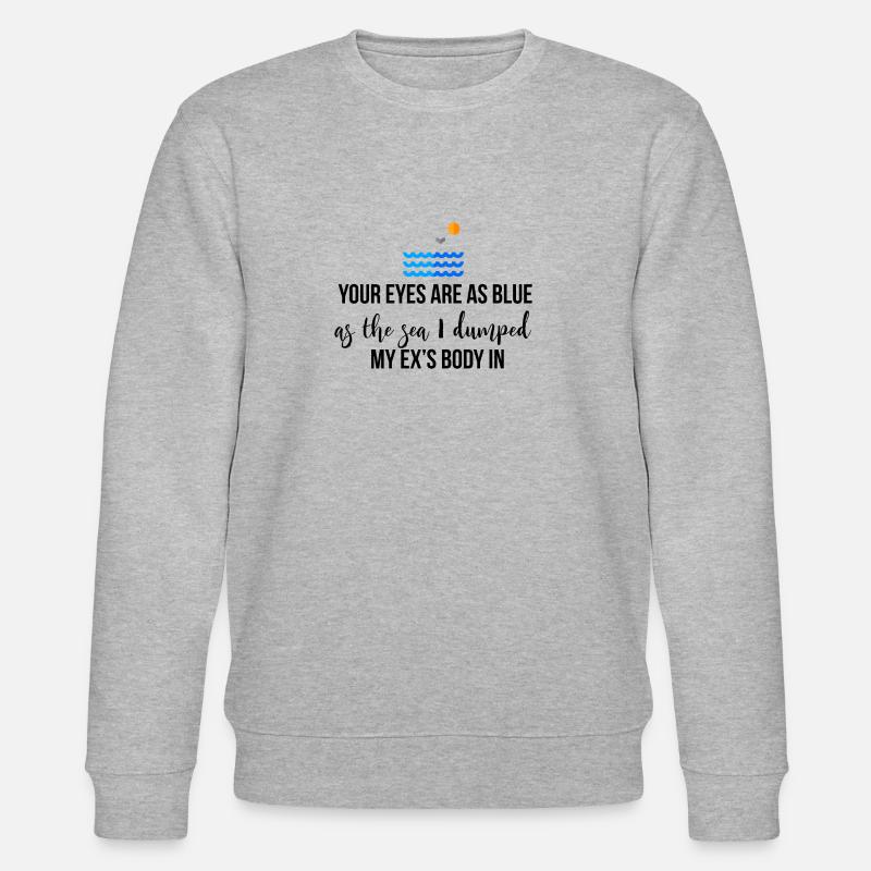 Vos yeux sont aussi bleus que la mer - Sweat bio CHANGER Stanley/Stella Unisexe - gris chiné