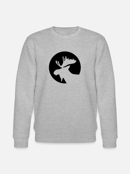 Moose - Stanley/Stella CHANGER Unisex Organic Sweatshirt - heather grey