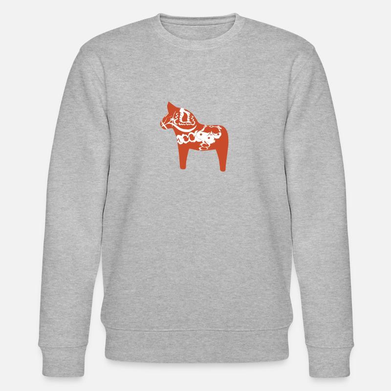 Dalapferd - Stanley/Stella Unisex Bio-Sweatshirt CHANGER  - Grau meliert