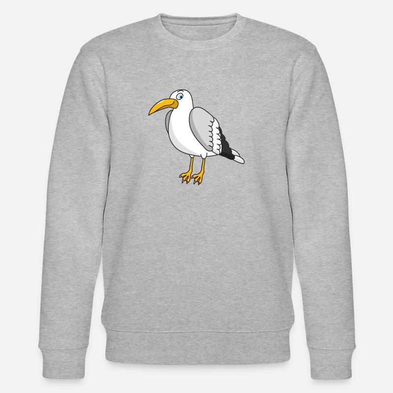 Möwe - Stanley/Stella Unisex Bio-Sweatshirt CHANGER  - Grau meliert
