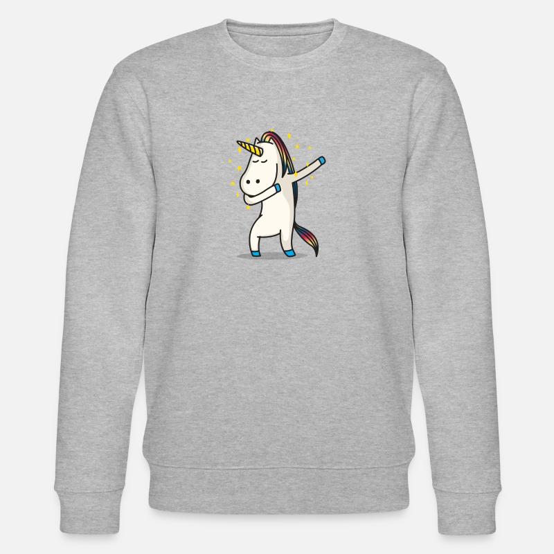 Unicorn Dab - Sweat bio CHANGER Stanley/Stella Unisexe - gris chiné