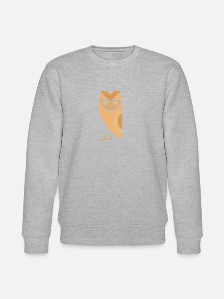 Ägyptische Eule - Stanley/Stella Unisex Bio-Sweatshirt CHANGER  - Grau meliert