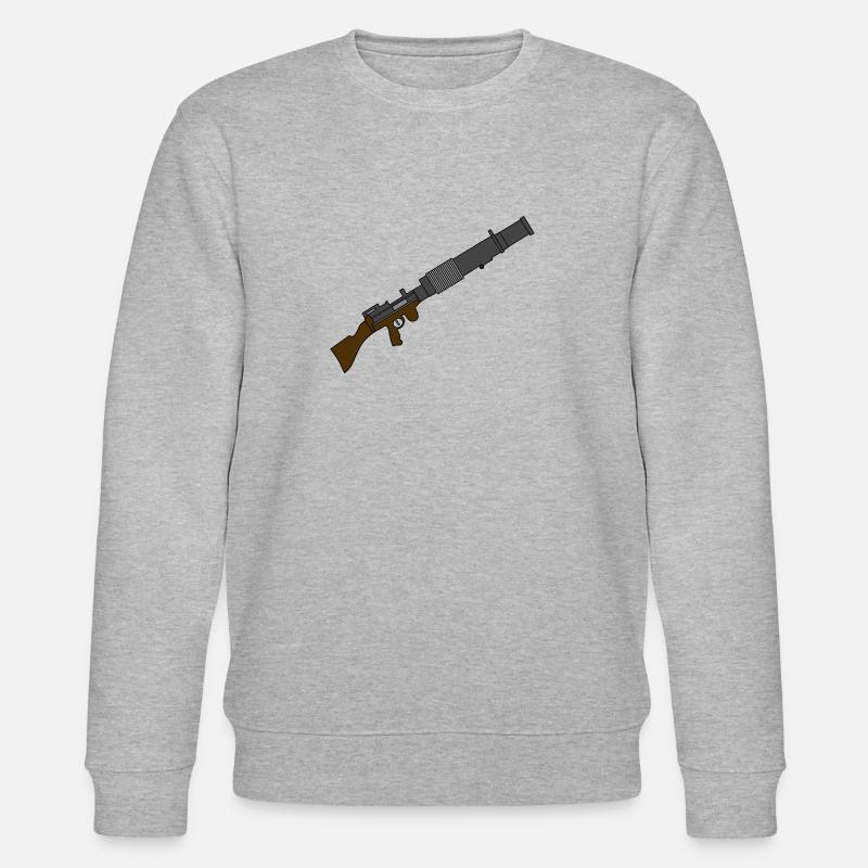 Langer Blaster - Stanley/Stella Unisex Bio-Sweatshirt CHANGER  - Grau meliert