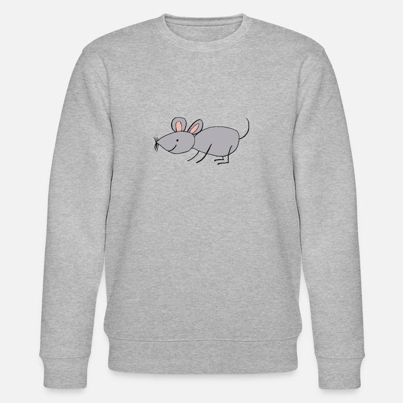 Maus - Stanley/Stella Unisex Bio-Sweatshirt CHANGER  - Grau meliert