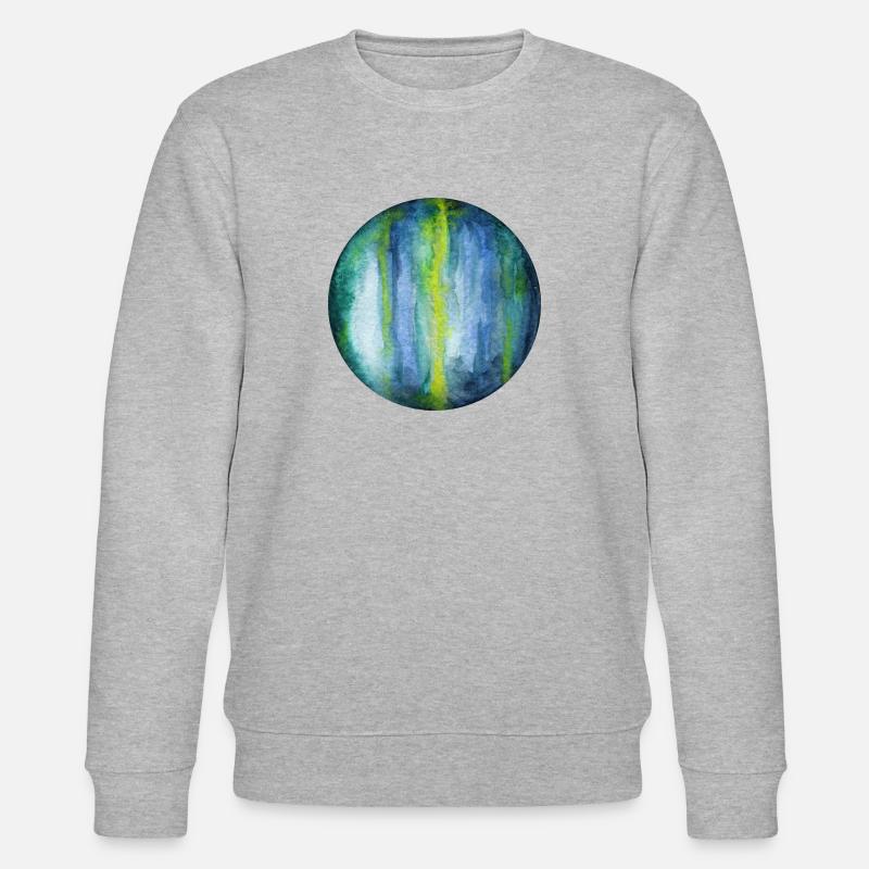 Uranus - Stanley/Stella Unisex Bio-Sweatshirt CHANGER  - Grau meliert