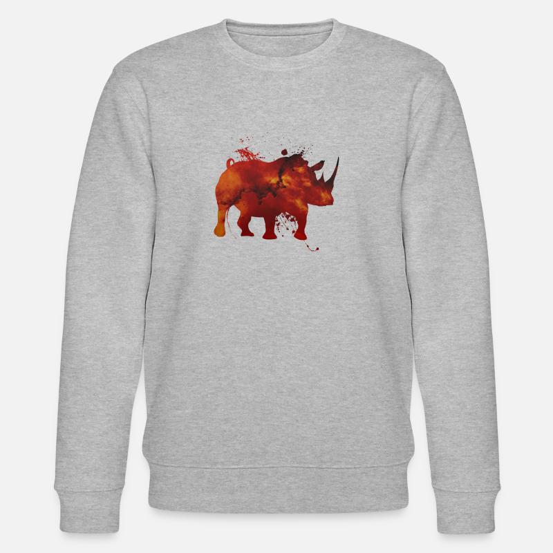 Rhino spatial - Sweat bio CHANGER Stanley/Stella Unisexe - gris chiné