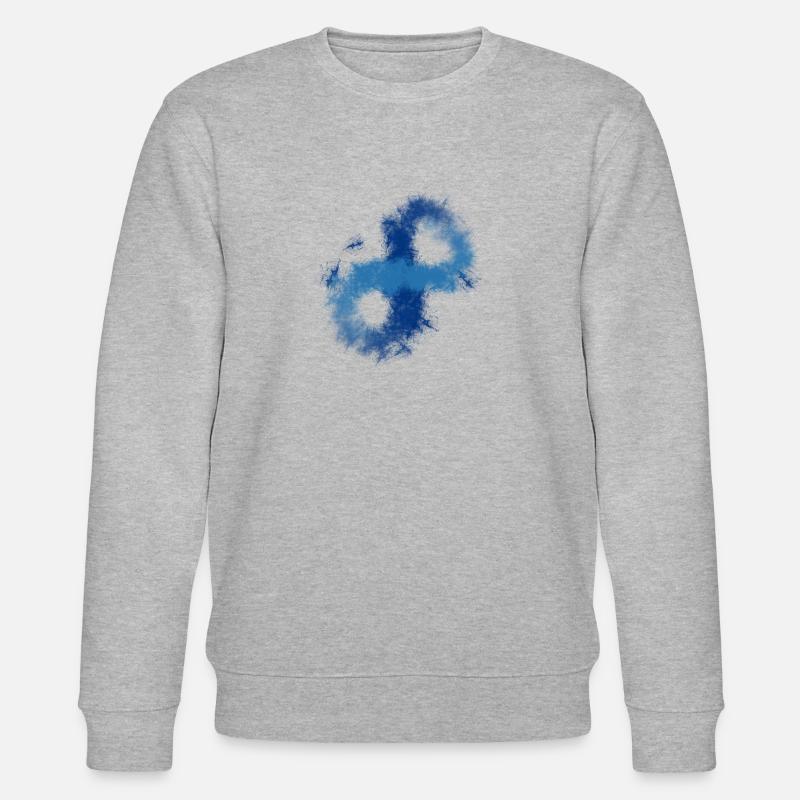 Infinity splash - Stanley/Stella CHANGER Unisex Organic Sweatshirt - heather grey