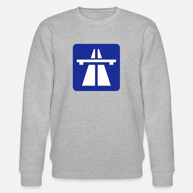 Autobahn - Stanley/Stella Unisex Bio-Sweatshirt CHANGER  - Grau meliert