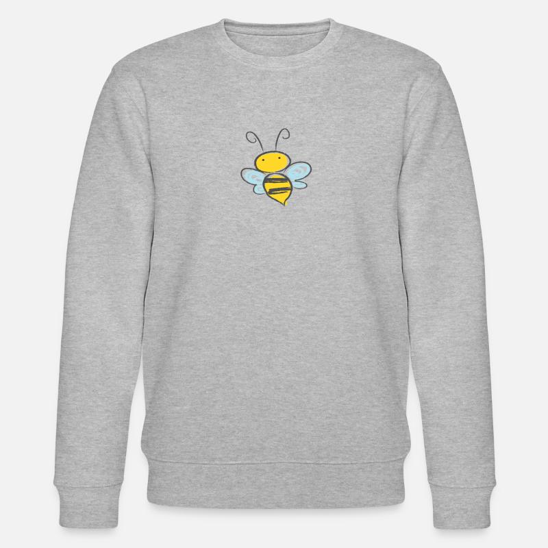 Biene - Stanley/Stella Unisex Bio-Sweatshirt CHANGER  - Grau meliert